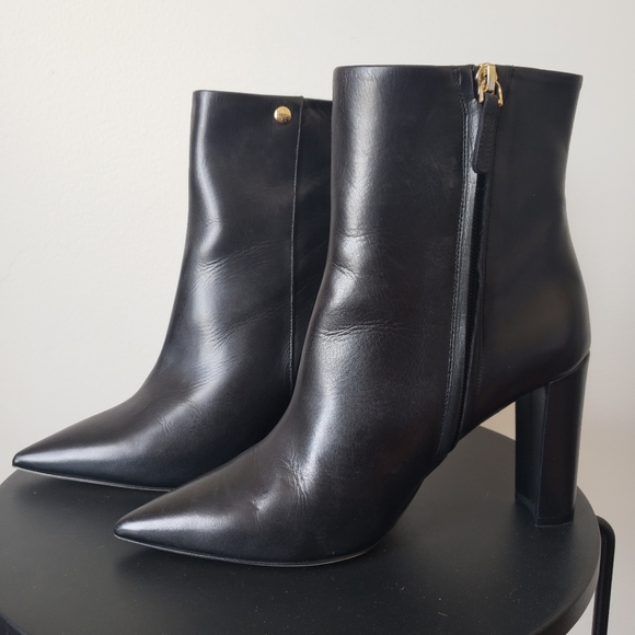 Tory Burch Shoes - Tory Burch Penelope Black Ankle Bootie size 9